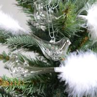 <br><br>バード ガラスオーナメント ３タイプ P 35261<br><br>【GOODWILL ベルギー ガラス雑貨 輸入雑貨 装飾 デコレーション クリスマス Xmas Christmas】
