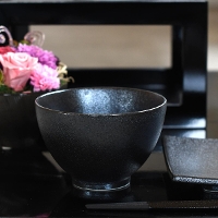 【取り寄せ商品】飯碗 meshiwan 11cmカフェ丼 銀鱗(ぎんりん)【日本製】18300250